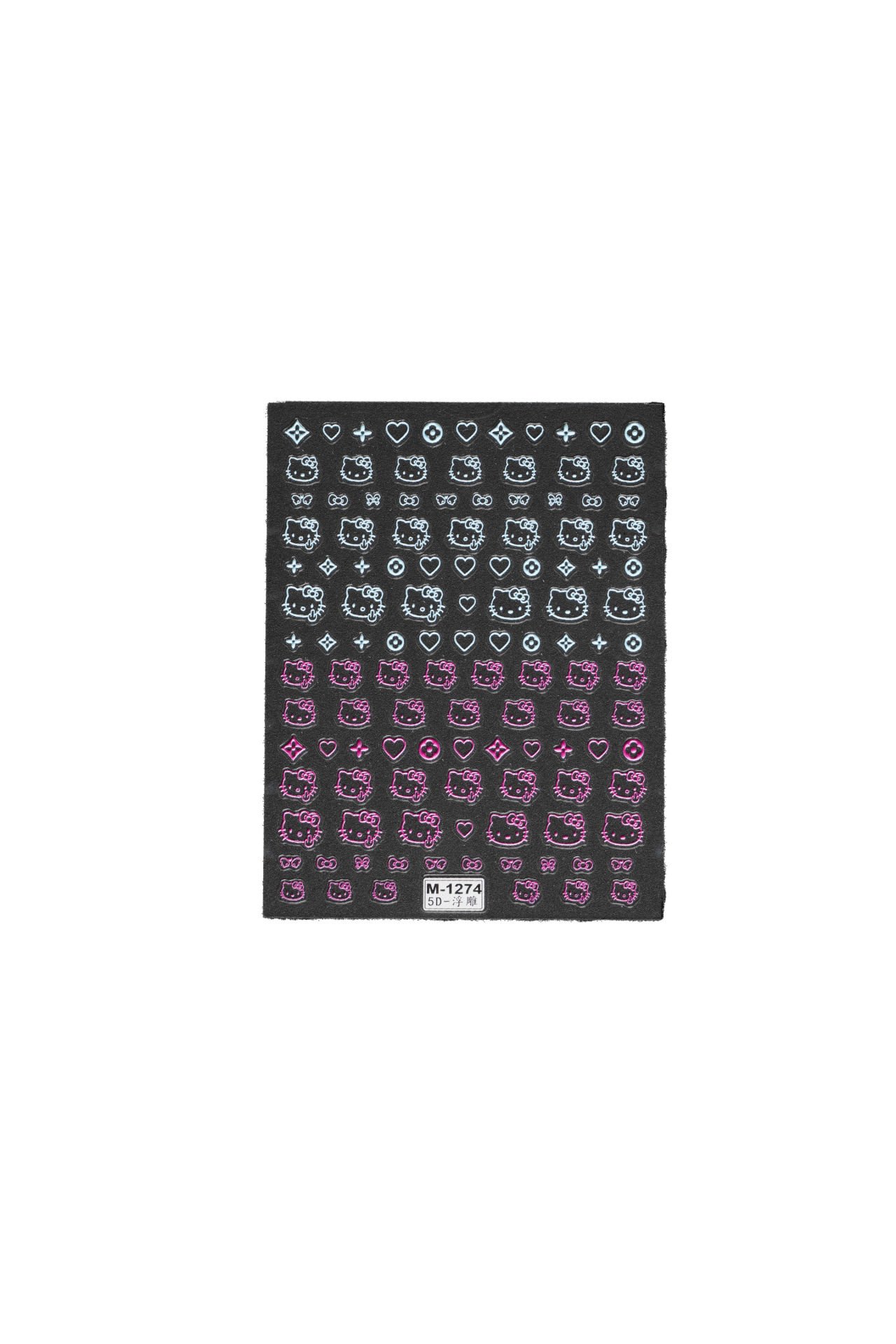 5-D Tırnak Stickerı M-1274