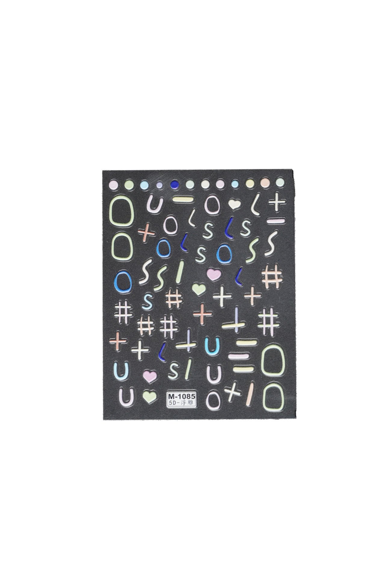 5-D Tırnak Stickerı M-1085