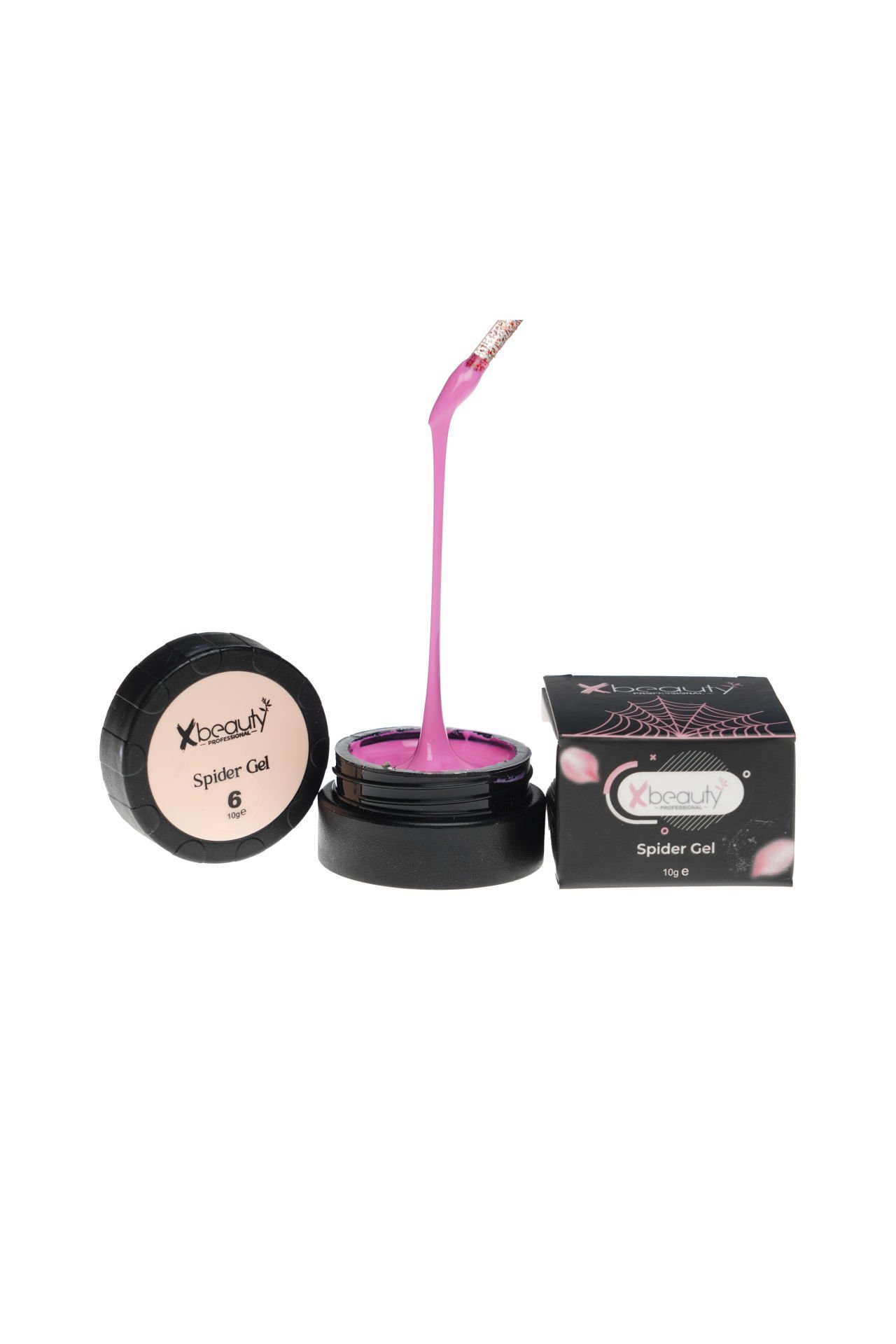 Spider Jel (Örümcek Ağı)  No:6 Pembe  10 gr