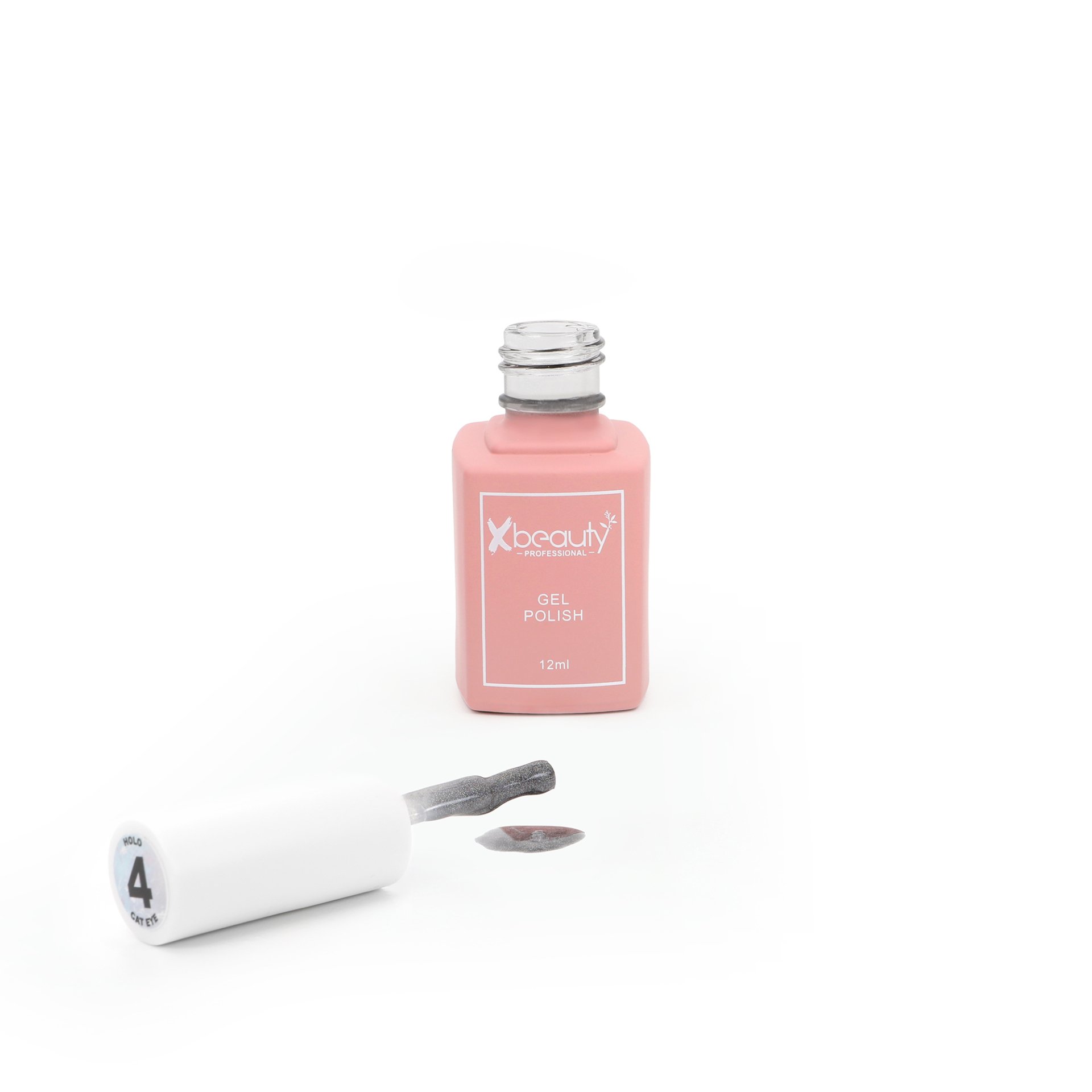 PERMANENT NAIL POLISH (GEL POLISH) HOLOGRAPHIC 12 ml No:4