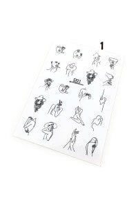 Tırnak Dövmesi ve Stickerı Nail Art Süsleme No:1