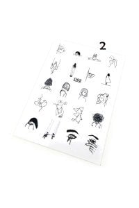 Tırnak Dövmesi ve Stickerı Nail Art Süsleme No:2