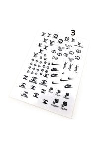 Tırnak Dövmesi ve Stickerı Nail Art Süsleme No:3