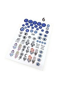 Tırnak Dövmesi ve Stickerı Nail Art Süsleme No:6