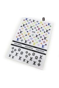 Tırnak Dövmesi ve Stickerı Nail Art Süsleme No:8