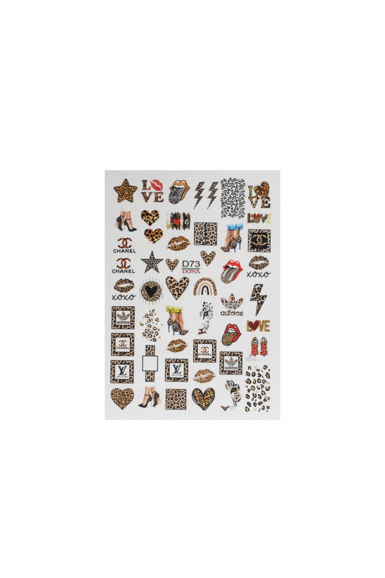 Su Bazlı Tırnak Stickeri