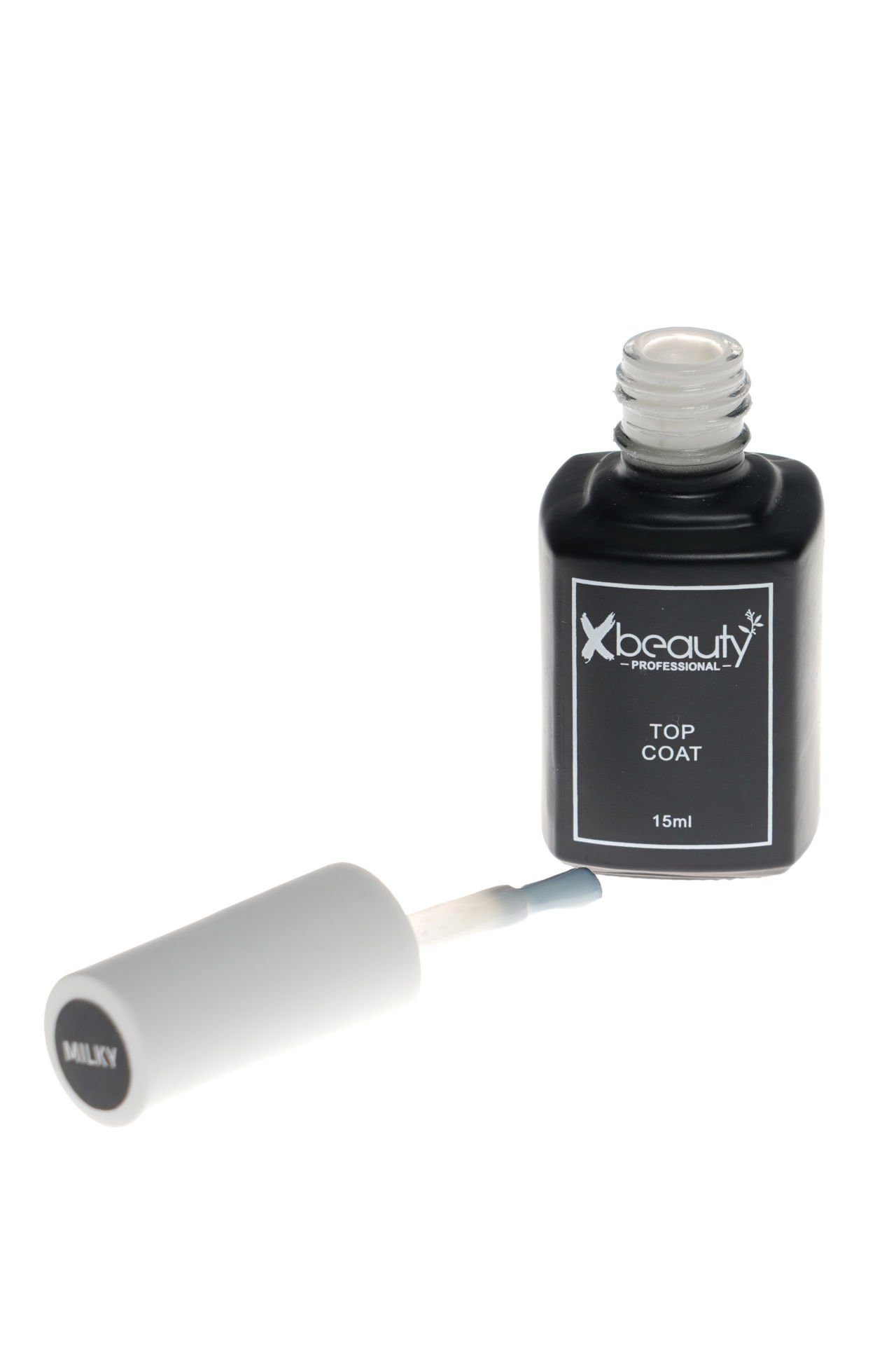 Xbeauty Top Coat MİLKY 15 ml (Non-Wipe)