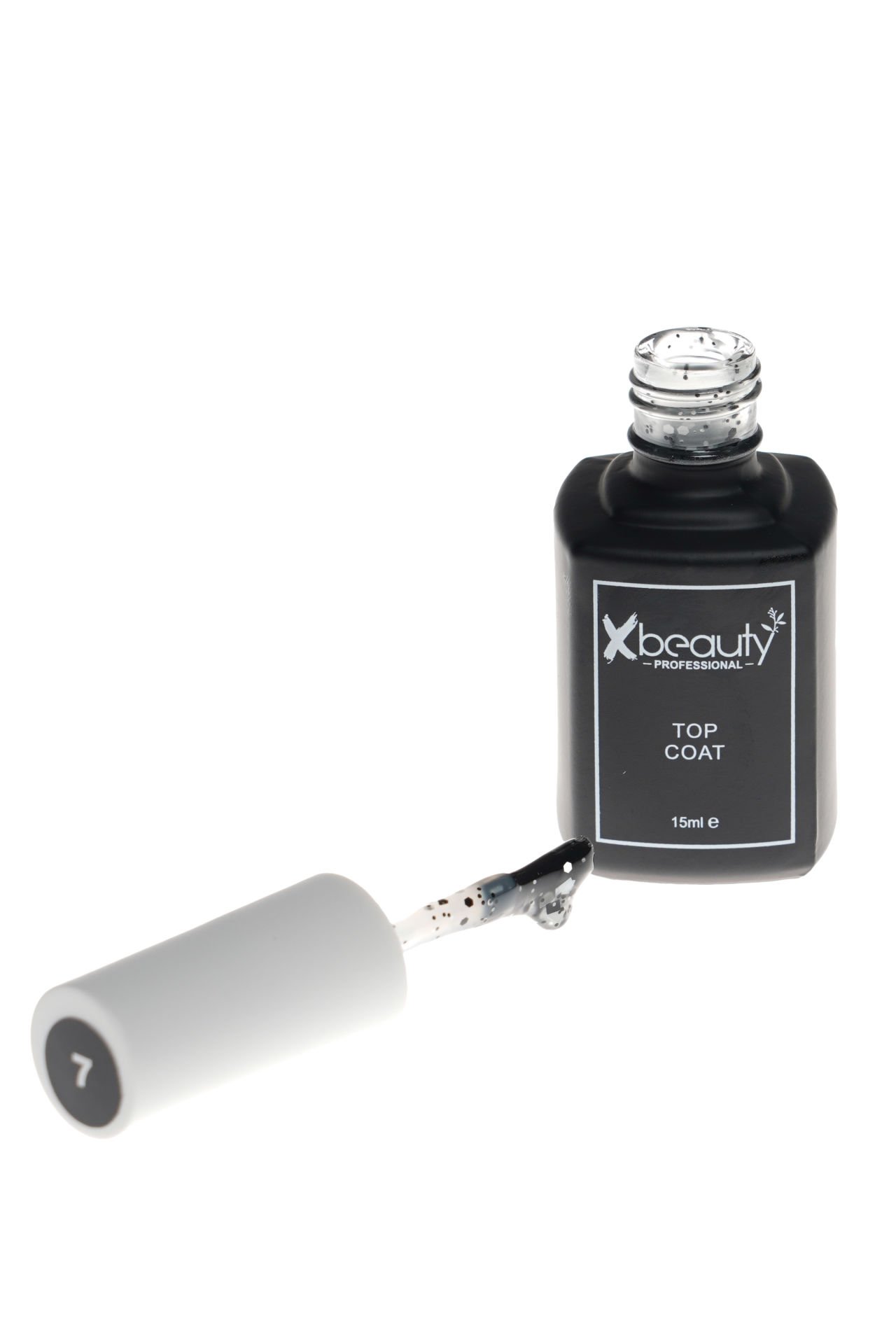 Xbeauty Top Coat  FLAKE 15 ml No:7 (Mat)