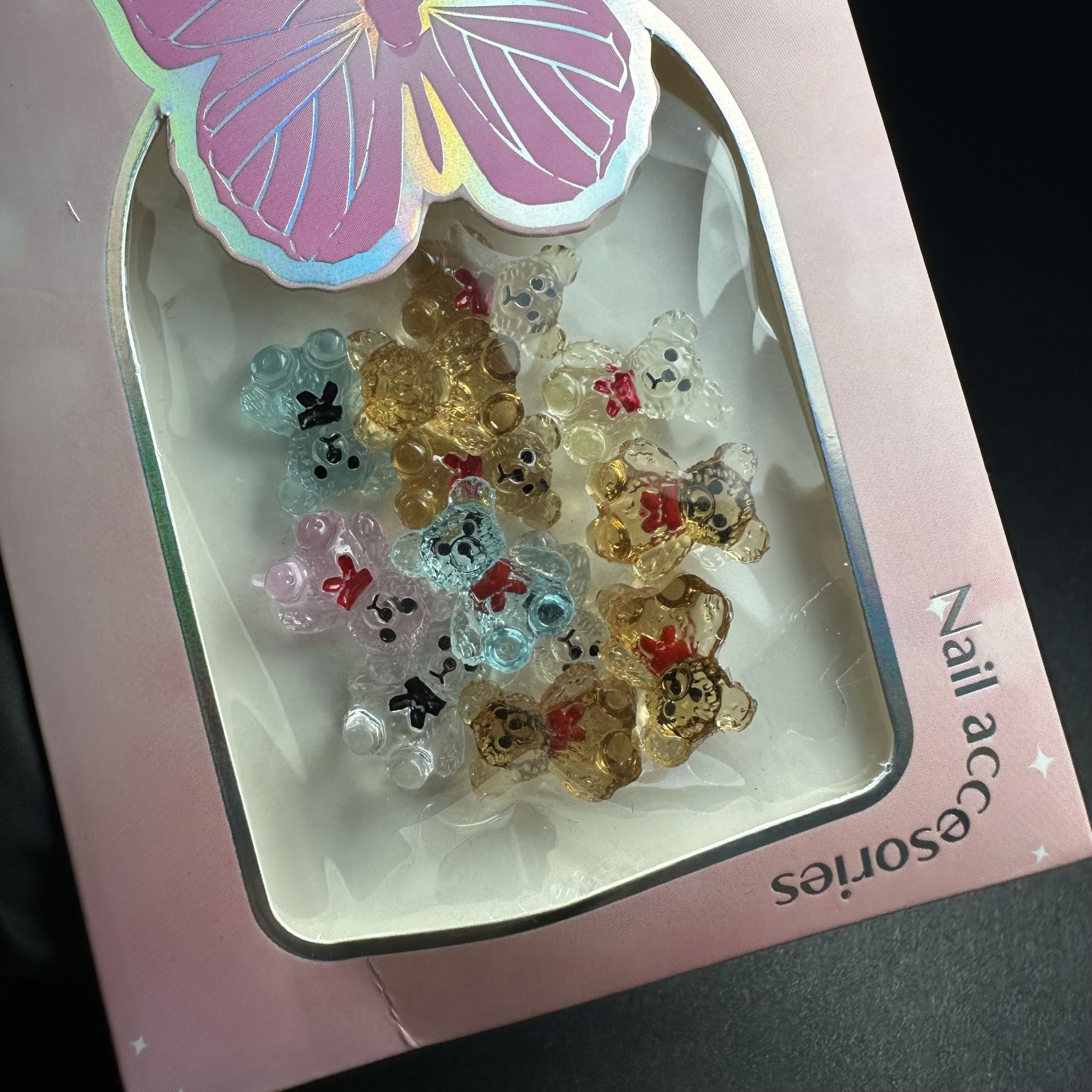 Süsleme Charm Ayıcık 12 adet Mix