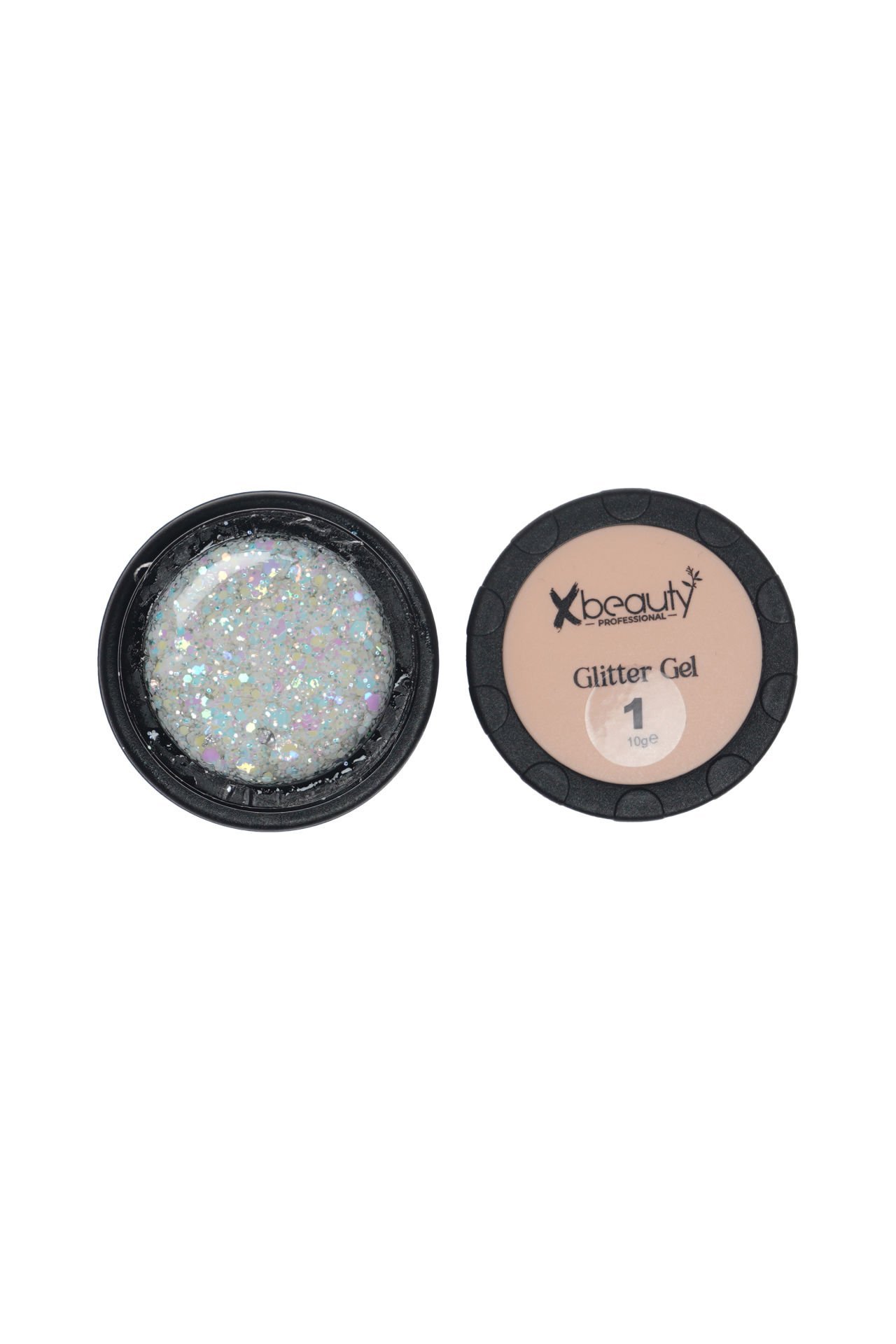 Glitter  Gel No:1  Beyaz  10 gr