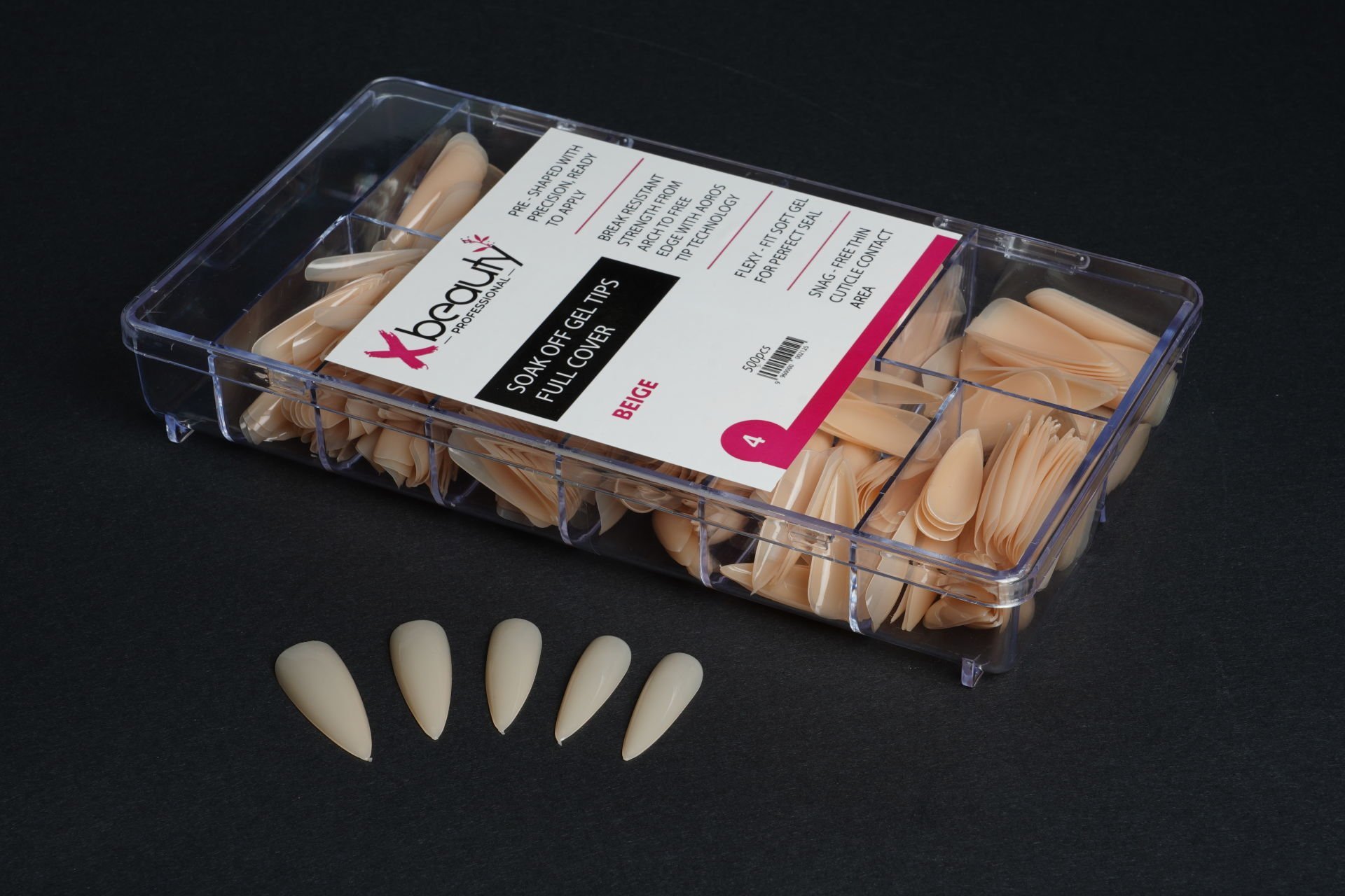 Xbeauty Jel Tips (Kapsül Tınak) Beige