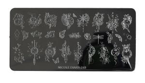 Nail Art Stamping Baskı Plakası ND-249