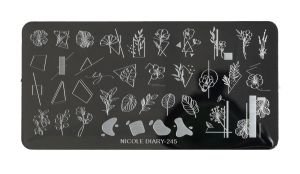 Nail Art Stamping Baskı Plakası ND-245