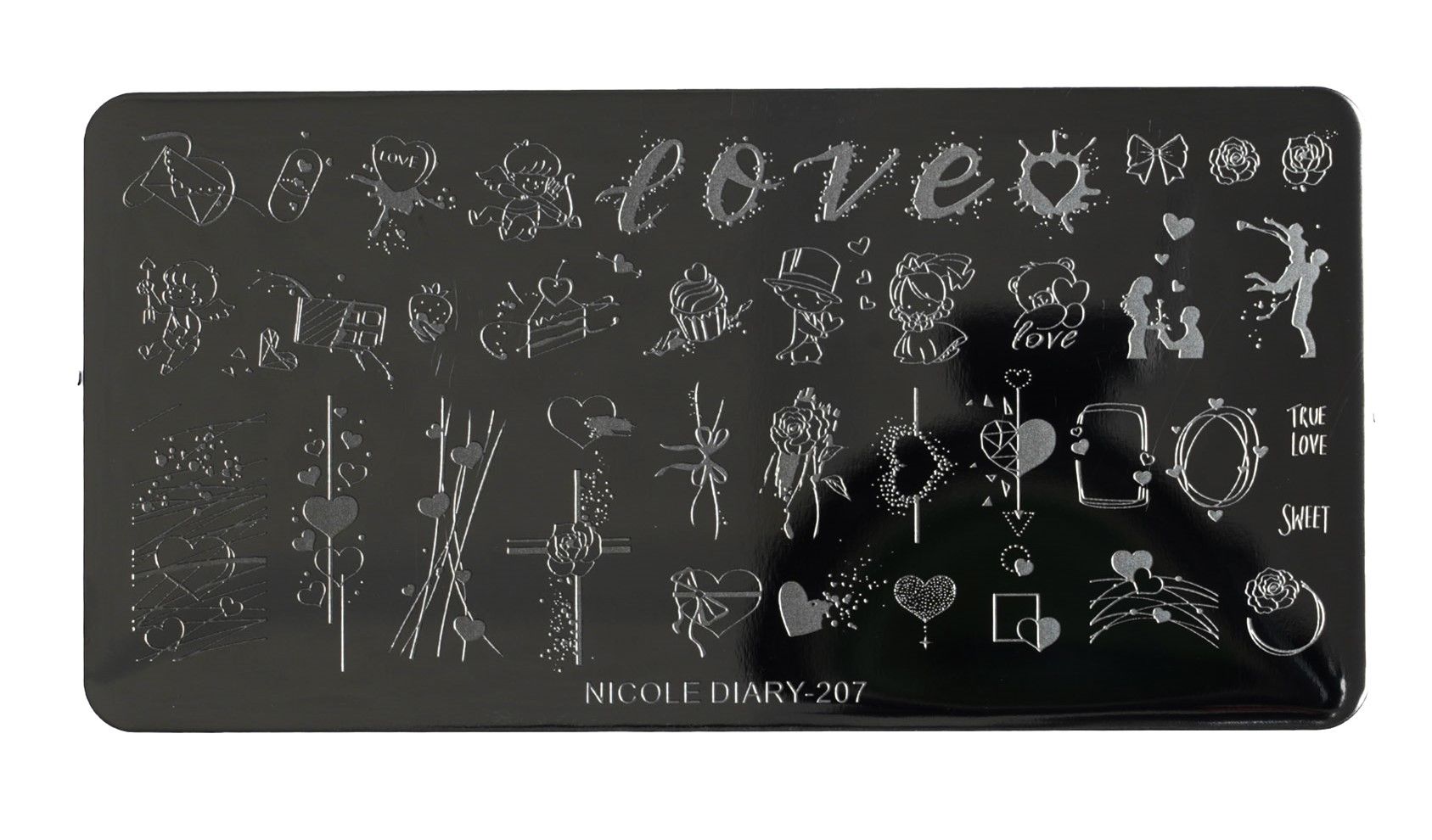 Nail Art Stamping Baskı Plakası ND-207