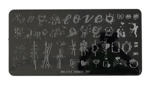 Nail Art Stamping Baskı Plakası ND-207