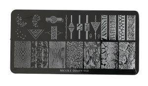 Nail Art Stamping Baskı Plakası ND-113