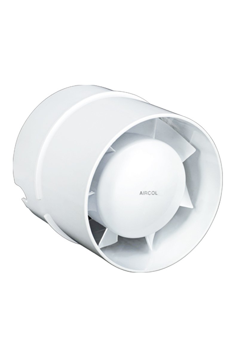 Aircol 120 KT 17W 160m3/h Monofaze Kanal Tipi Tuvalet Banyo ve Mutfak Aspiratörü