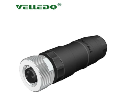 M8-F03T - M8 3 Pin Dişi Düz Konnektör - Velledq