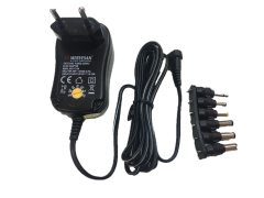 MTU-12KM 3-12 Volt 1 Amper Kademe Ayarlı Adaptör