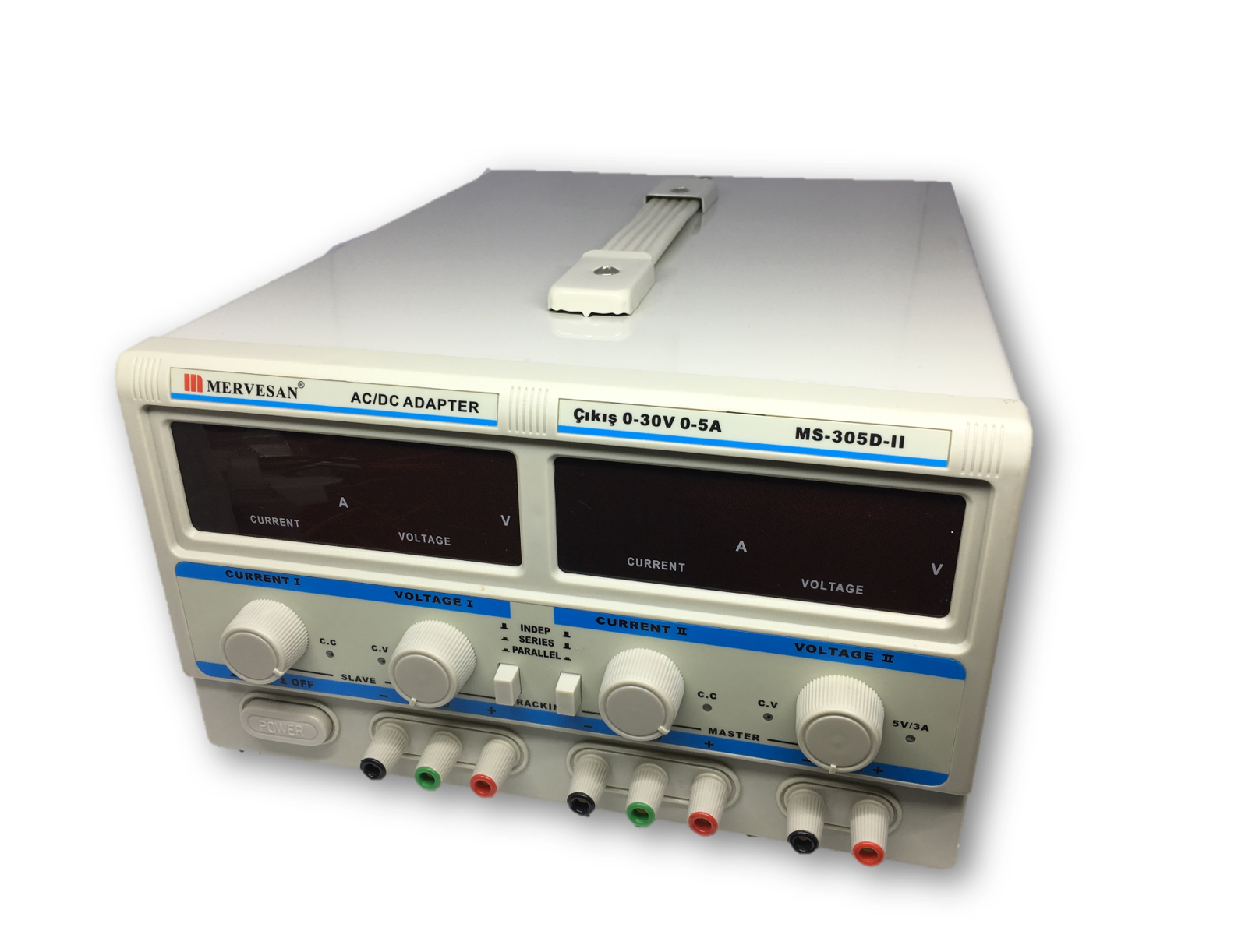 MT-305 D II 0-60 / 0-30 Volt 5/10 Amper Ayarlı Laboratuvar Tipi Güç Kaynağı