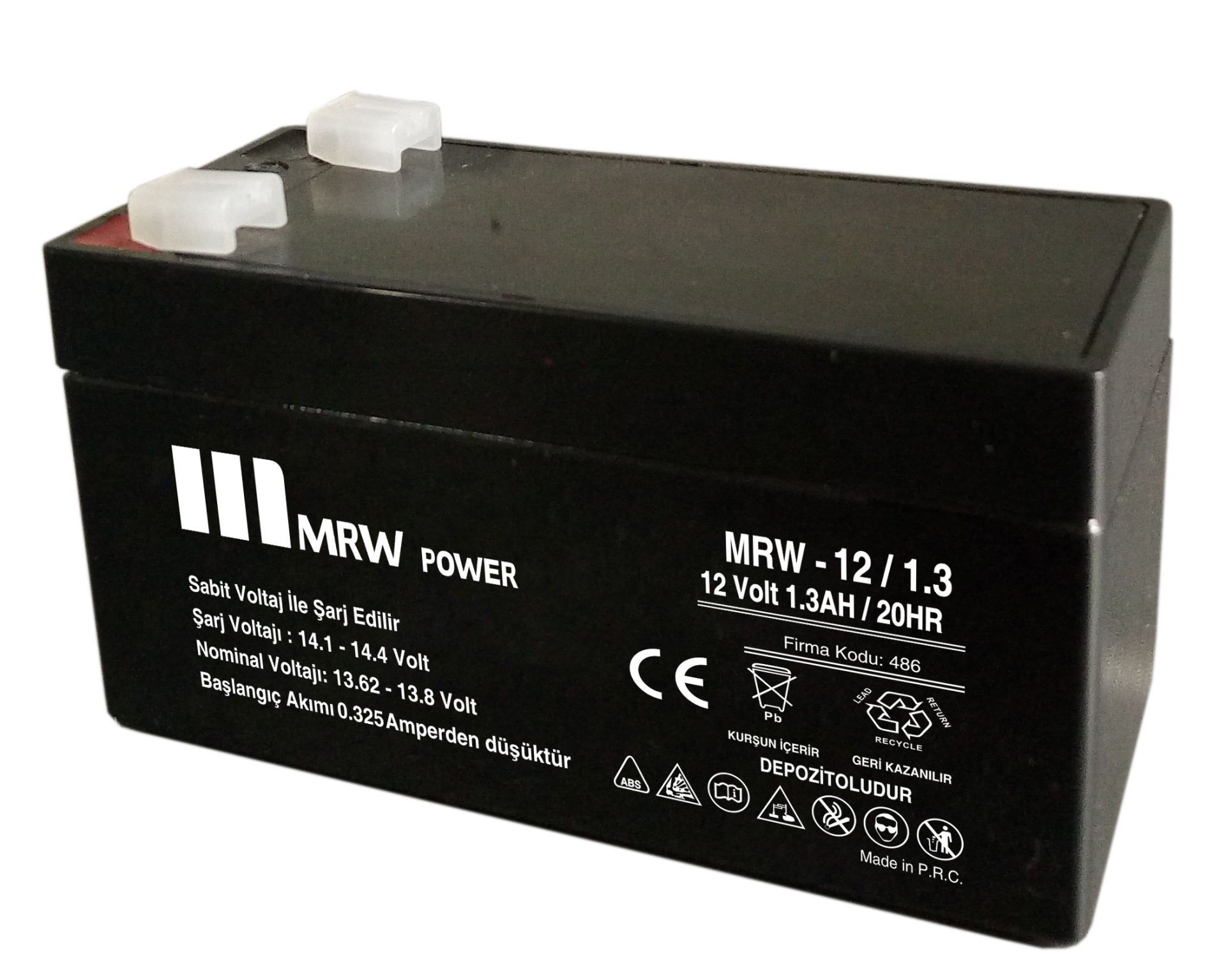 MRW-12/1.3 12V 1,3Ah Akü