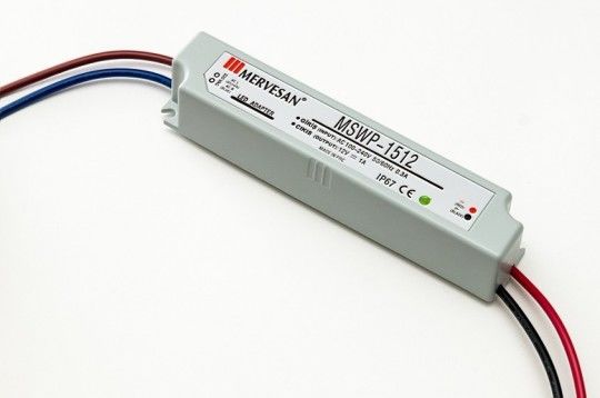 MTWP-15-12 12V 1A (IP67) SMPS Güç Kaynağı