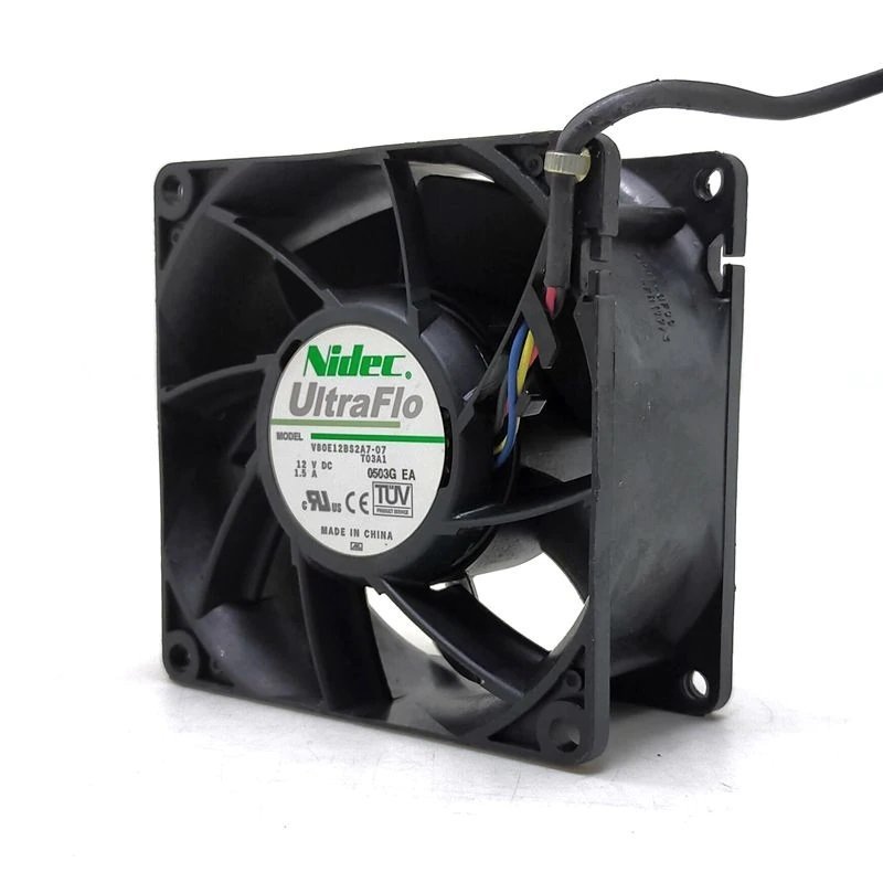 Nidec V80E12BS2A7-07 12V DC 1.5A  80X80X38mm