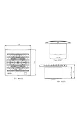 Aircol 100 12W 100m3/h Monofaze Banyo Mutfak ve Tuvalet Aspiratörü