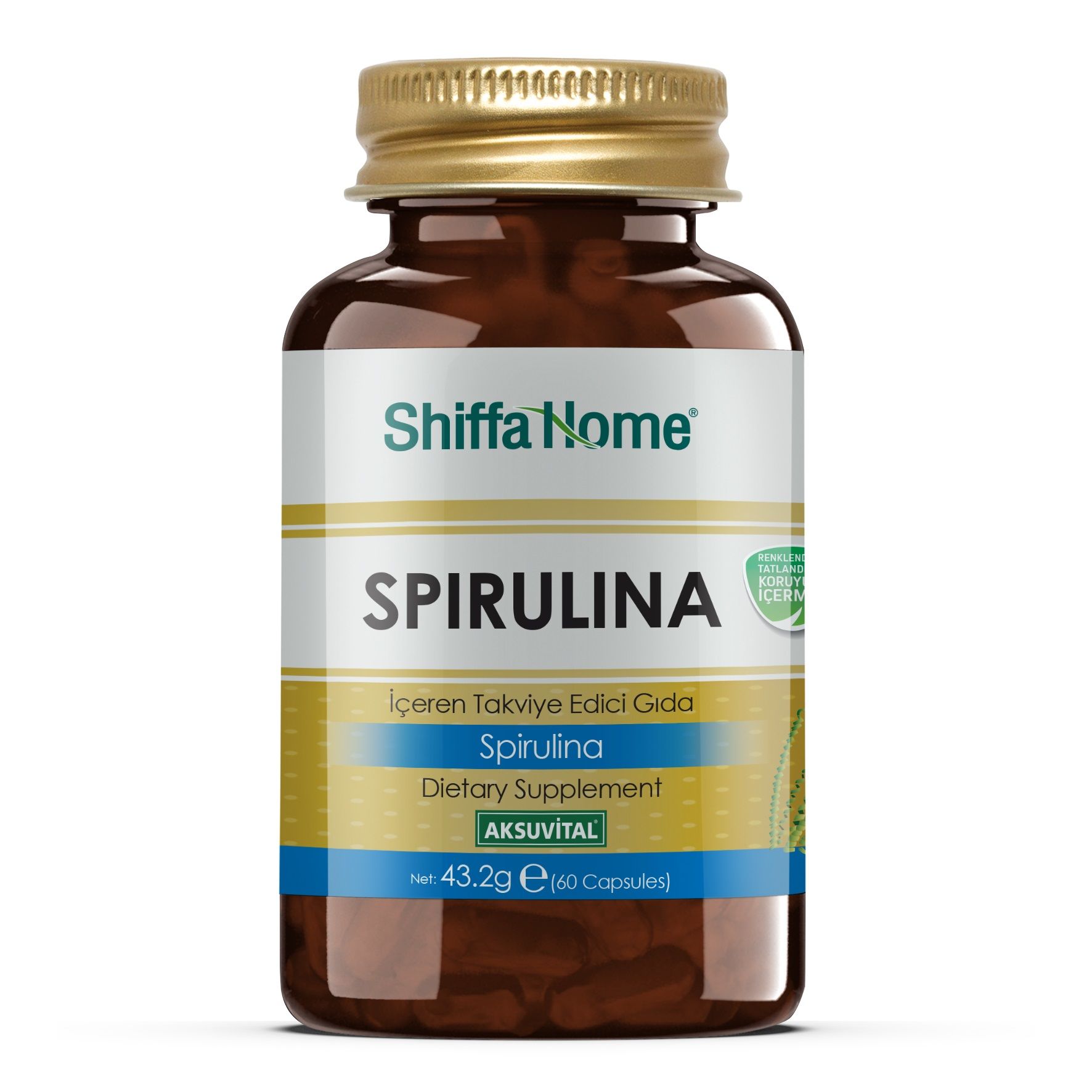 Shiffa Home Spirulina 60 Kapsül