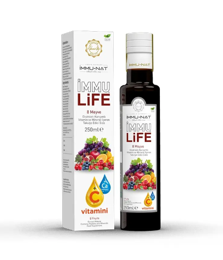 İmmunat İmmu Life 8 meyve+ C vitamini Ekstrakt 250ml