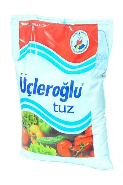Üçleroğlu İyotlu Sofra Tuzu İnce 1500 Gr