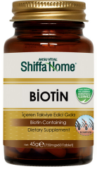 Shiffa Home Biotin B7 Vitamini 750mg 60 Tablet