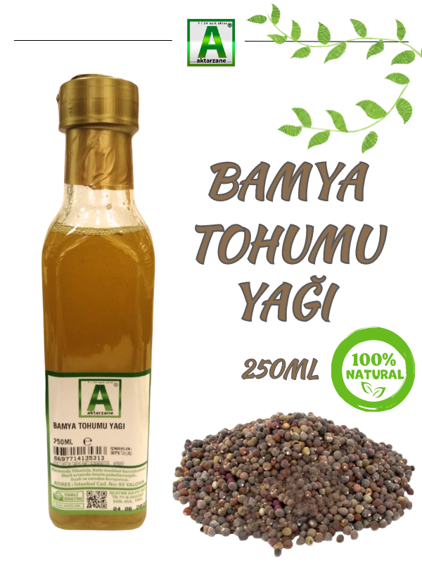 Aktarzane Bamya Tohumu Yağı 250cc