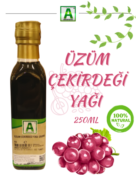 Aktarzane Üzüm Çekirdeği Yağı 250cc