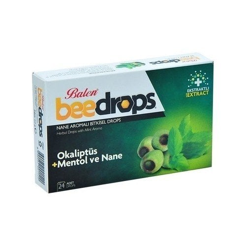 Balen BeeDrops Okaliptus Mentol Nane Aromalı Bitkisel 24 Drops