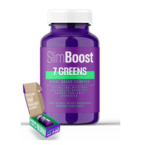 SlimBoost 7 Greens 30 kapsül keto burn ketojenik diyet zayıflama takviye kapsül