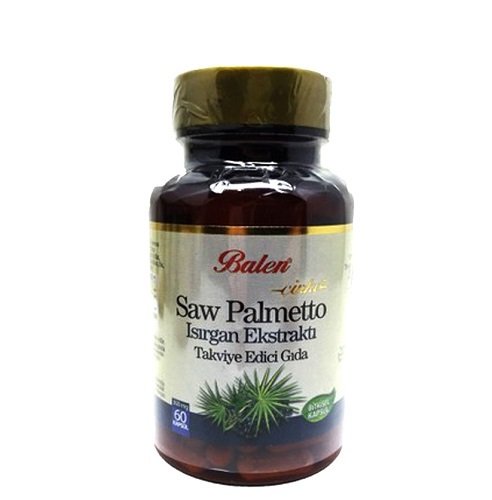 Balen Saw Palmetto Cüce Palmiye Isırgan Otu Ekstraktı Çinko 300mg 60 Kapsül