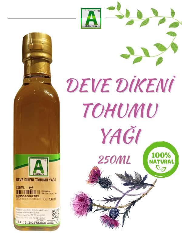 Aktarzane Deve Dikeni Tohumu Yağı 250ml