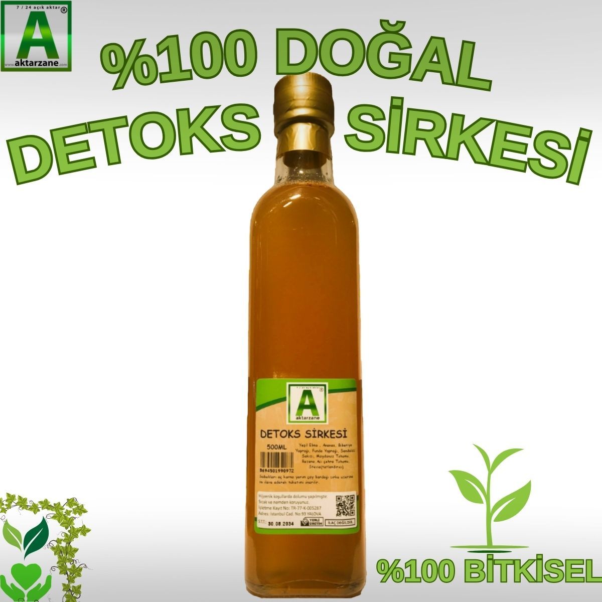 Detoks Sirkesi 500ml