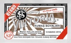 Viktoria Kumaş Boyası Kot Naylon İpek Yük Pamuk Boyası 18 Kahve Orta