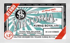 Viktoria Kumaş Boyası Kot Naylon İpek Yük Pamuk Boyası 35 Cam Göbeği