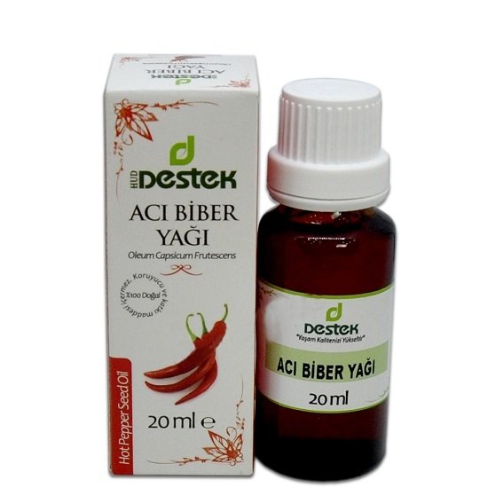 Destek Acı Biber Yağı 20ml