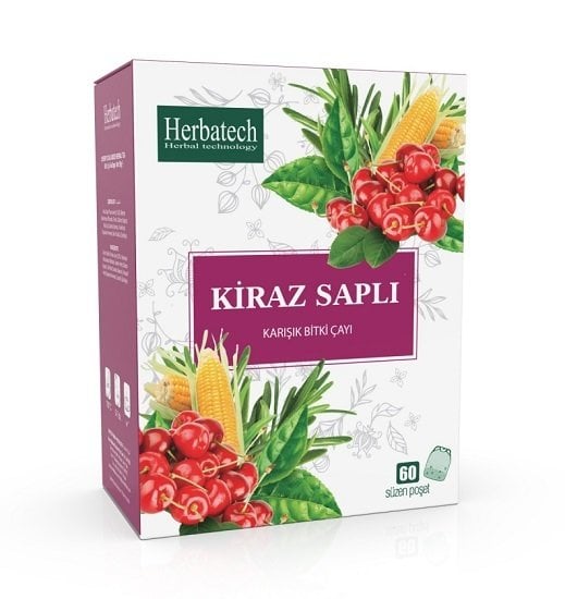 Herbatech Kiraz Saplı Karışık Bitki Çayı 60 Süzen Poşet