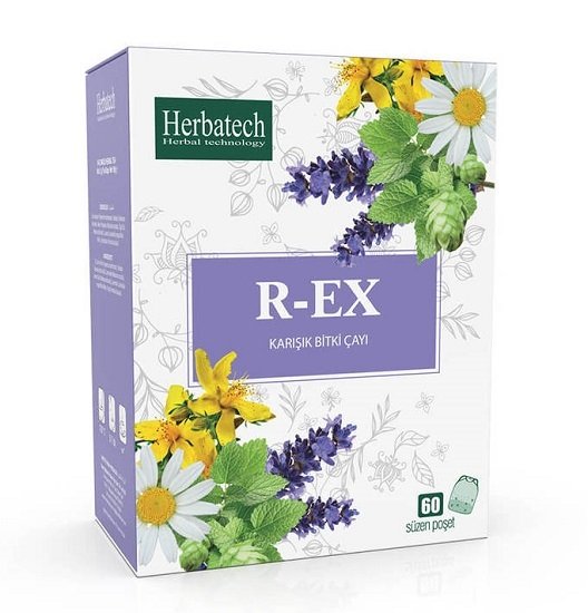 Herbatech R-EX Karışık Bitki Çayı 60 Süzen Poşet
