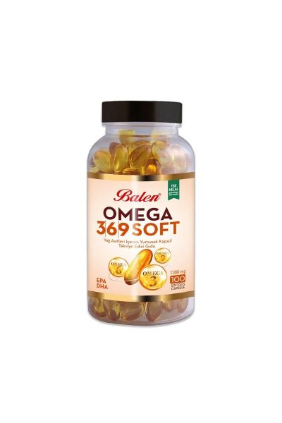 BALEN OMEGA 3 6 9 SOFT 1380MG 100 YUMUŞAK KAPSÜL