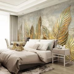 GOLD TÜYLER DUVAR POSTERİ