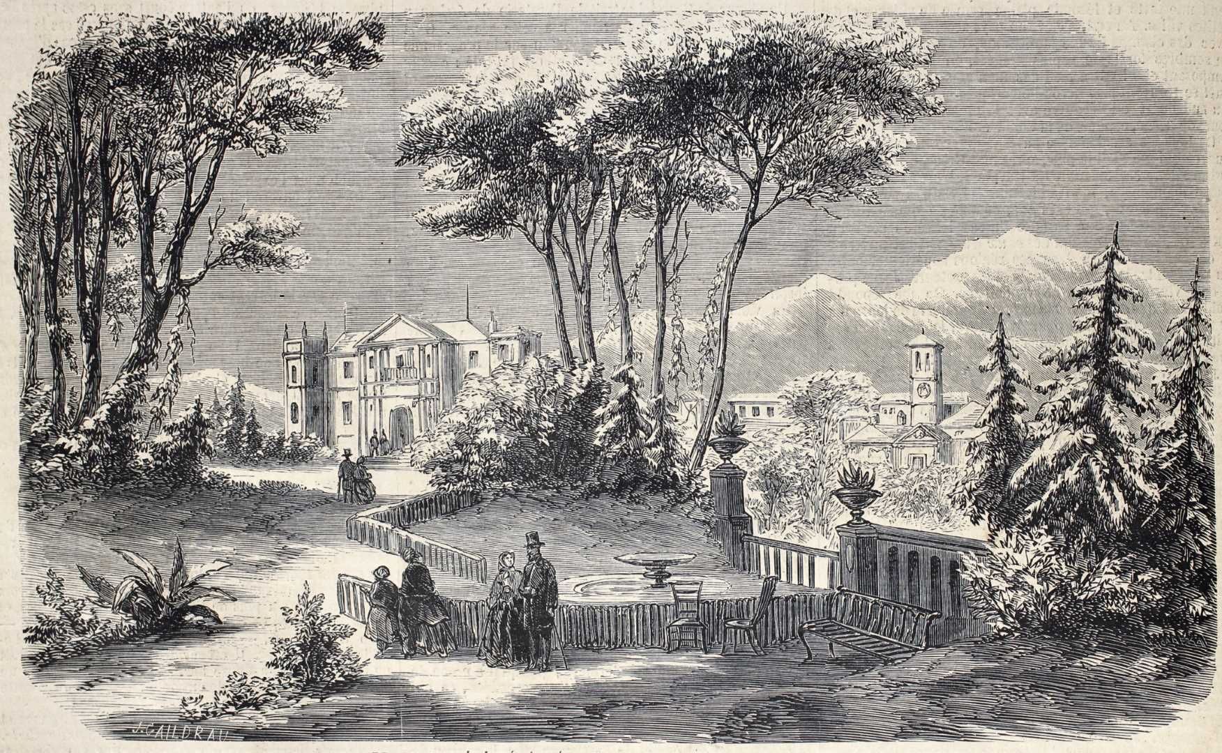 VILLA RAIMONDI ESKİTME ÇİZİM DUVAR POSTERİ
