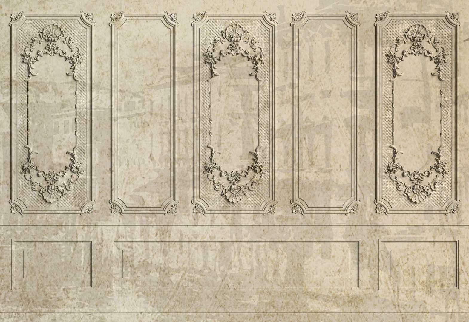 VINTAGE ÇITA GÖRÜNÜMLÜ 3D DUVAR POSTERİ