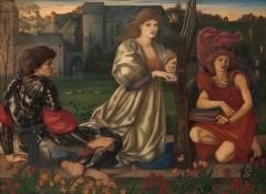 EDWARD BURNE JONES KADIN ESERİ DUVAR POSTERİ
