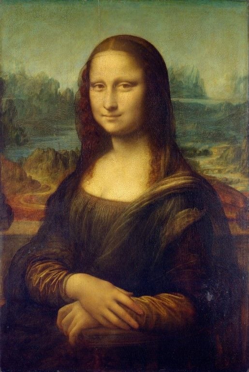 LEONARDO DA VİNCİ'NİN MONA LİSA ESERİ DUVAR POSTERİ